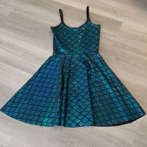 BlackMilk Merboy Straps Skater Dress